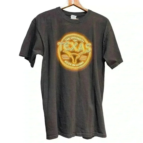 The University of Texas Brown and Orange T-Shirt Size L - Picture 1 of 3